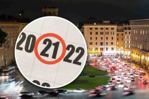 Calendario traffico bloccato a Roma